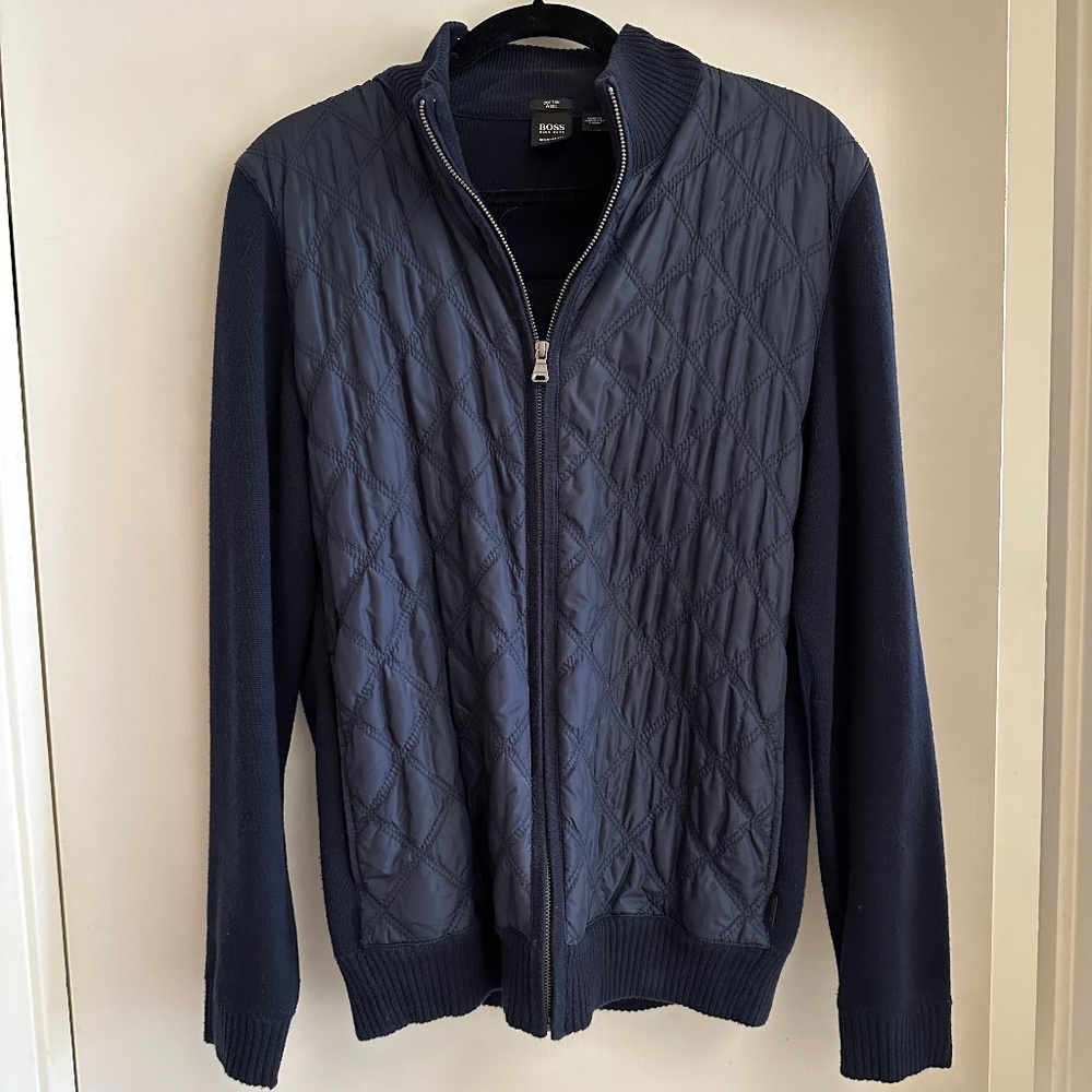 Men’s Hugo Boss Quilted Cardigan